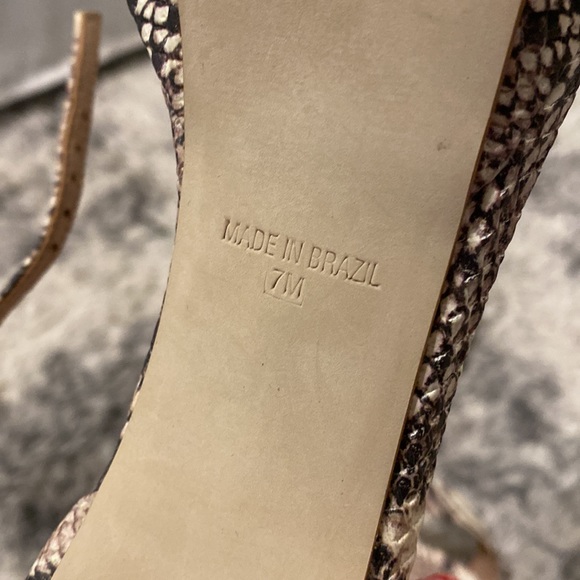 Steve Madden Snake Print Heels - Picture 3 of 4